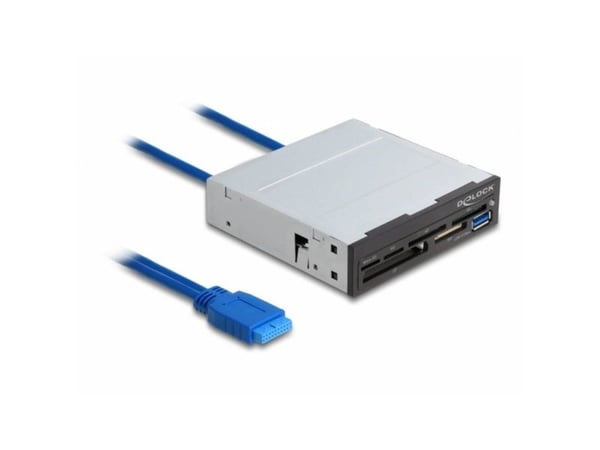 Delock - Kortleser - 3,5" (Multiformat) - USB 3.2 Gen 1