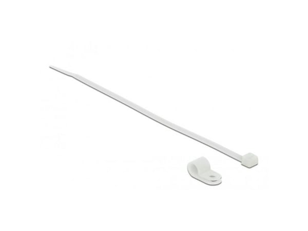 Delock - Kabelbinder - 20 cm - vit