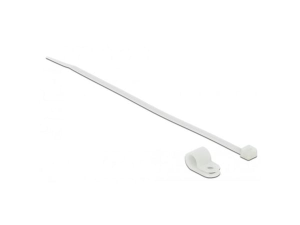 Delock - Kabelbinder - 20 cm - vit