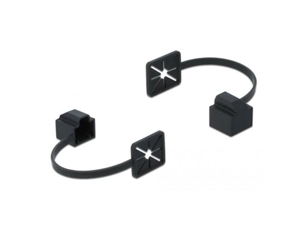 Delock Dust Cover for RJ45 - Støvdeksel - svart (1 stk)