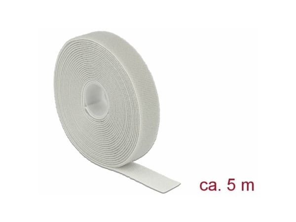 DeLOCK 18280, Harmaa, 20 mm, 5 m, 1 kpl, Muovipussi