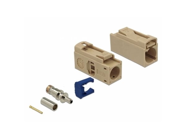 Delock FAKRA I jack 25 mm (long) for crimping - Modulinnlegg - FAKRA I - beige, RAL 1001