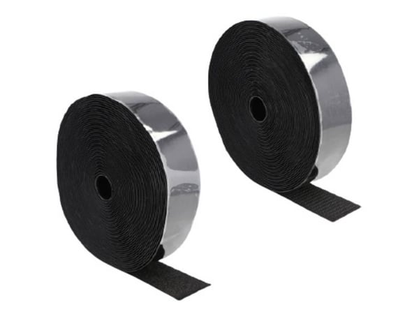 DeLOCK 20860, Nailon, Polyesteri, Musta, 50 mm, 15 m, Muovipussi