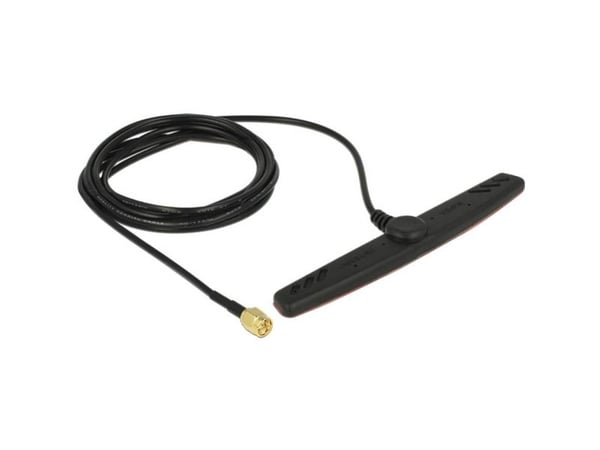 Delock GSM UMTS LTE - Antenne - Smart Home - 2.5 dBi - rundtstrålende - innendørs - svart