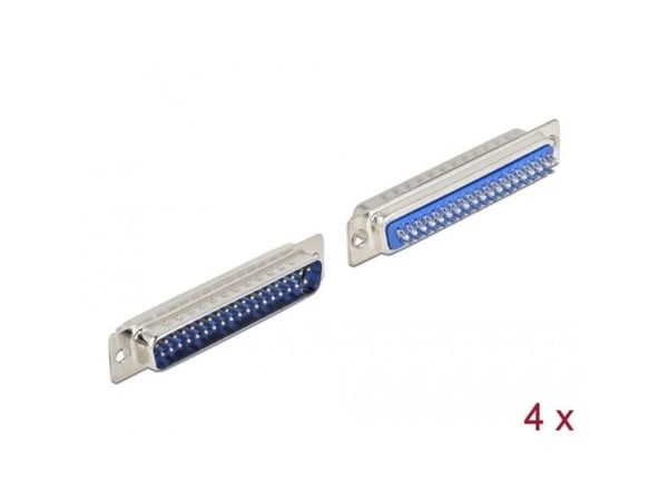 Delock - Datakontakt - DB-37 (hane) (paket om 4)