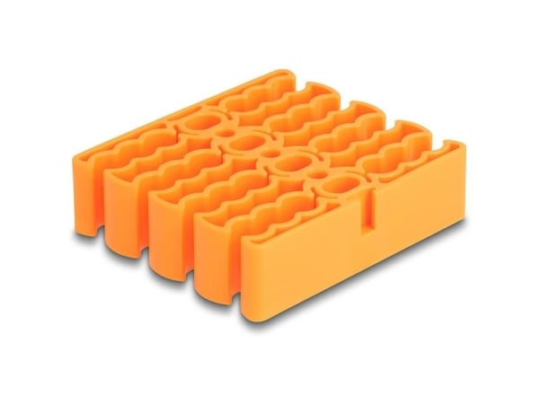 DeLOCK 66255, Kabelholder, Universal, Plast, Oransje