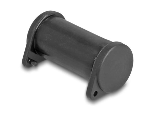 Delock - Støvdekke for kontakt - DL4, for male and female, silicone, 2-parts - svart (en pakke 10)