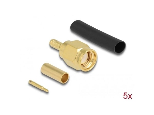 Delock - Antennetilkobling - SMA (M) crimp - RG-174/RG-316 (90034)