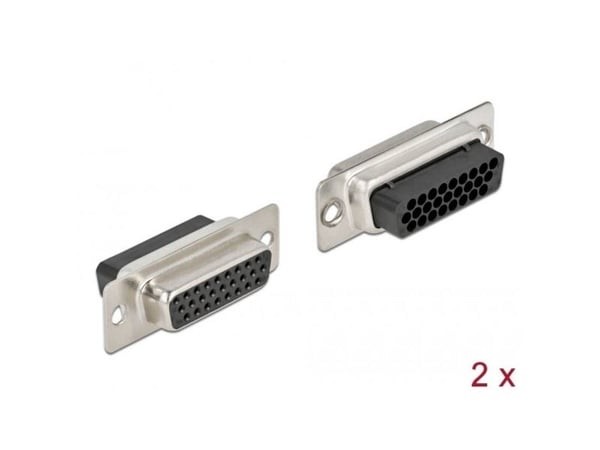 Delock - Datakopling - HD-26 (hunn) (en pakke 2)