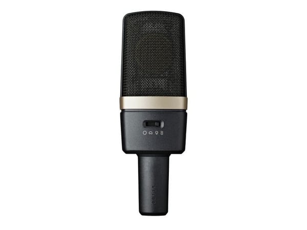 AKG C314, Studiomikrofon, 20 - 20000 Hz, 200 O, Koblet med ledninger (ikke trådløs), XLR-3, Sort