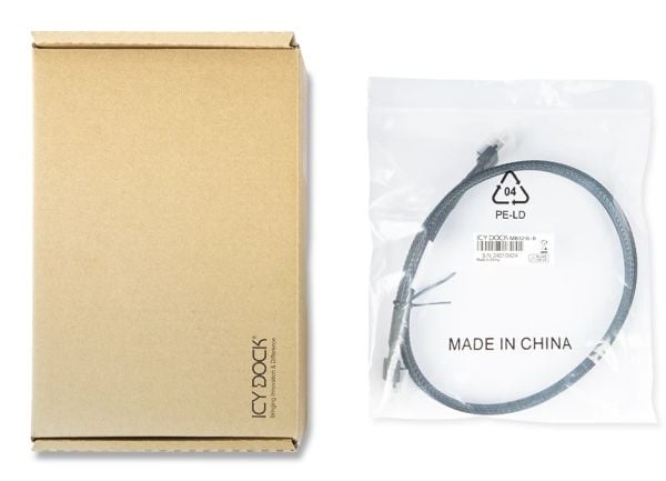 ICY DOCK-kabel SlimSAS 4i SSF-8654 til SlimSAS 4i, SFF-8654-kabel-0,5M