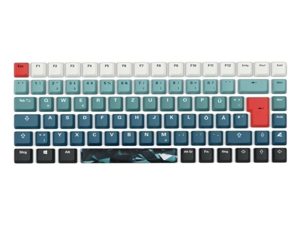 Sharkoon SKILLER SGK50 S3 Design Bundle - D1, Flerfarget, Bilde, Antiskliunderlag, Musematte til gaming