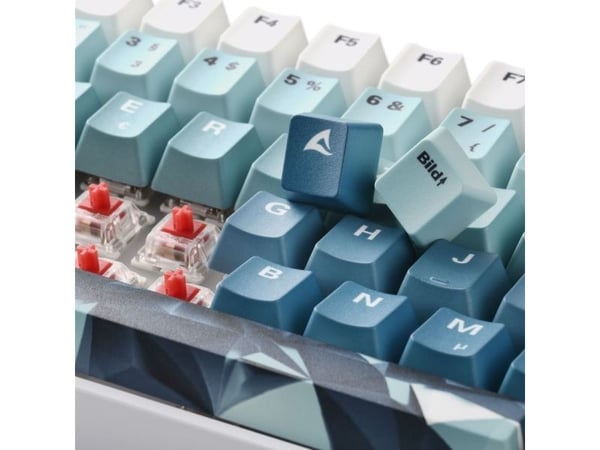 Sharkoon SKILLER SGK50 S3 Design Bundle - D1, Flerfarget, Bilde, Antiskliunderlag, Musematte til gaming