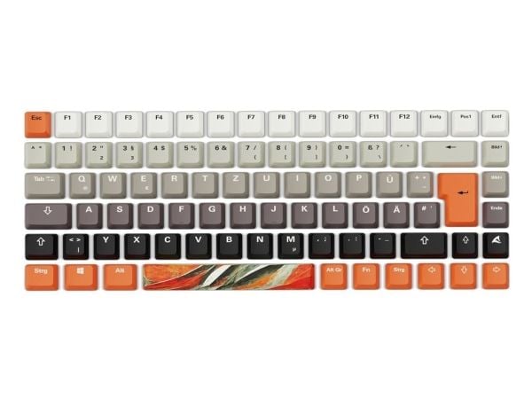 Sharkoon SKILLER SGK50 S3 Design Bundle - D6, Flerfarget, Bilde, Antiskliunderlag, Musematte til gaming