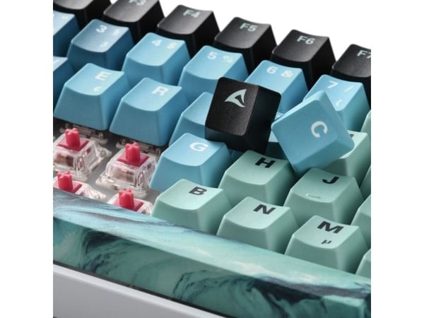 Sharkoon SKILLER SGK50 S3 Design Bundle - D4, Flerfarget, Bilde, Antiskliunderlag, Musematte til gaming