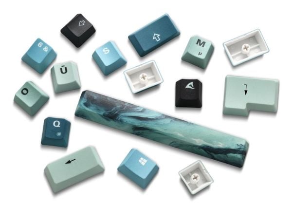 Sharkoon SKILLER SGK50 S3 Design Bundle - D4, Flerfarget, Bilde, Antiskliunderlag, Musematte til gaming