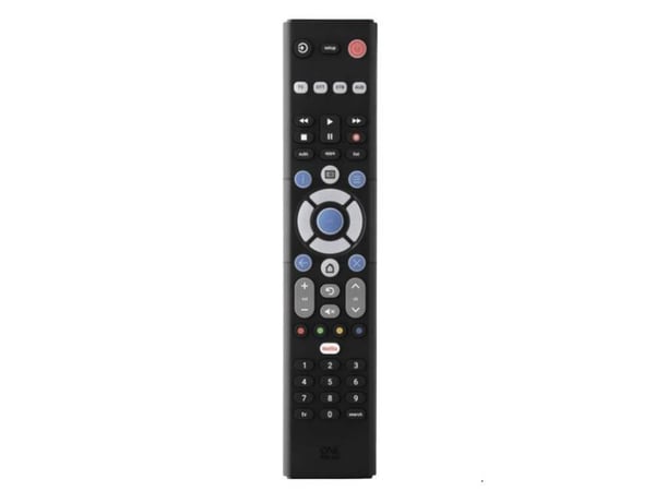 One For All URC 1241, AV-mottaker, Spillkonsoll, Hjemmelydanlegg, Hjemmekinosystem, Lydplankehøyttaler, TV, TV-tuner,..., IR Kabelfri, Trykknapper,...