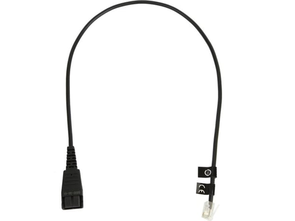 Jabra - Hodetelefonkabel - RJ-10 hann til Quick Disconnect hann