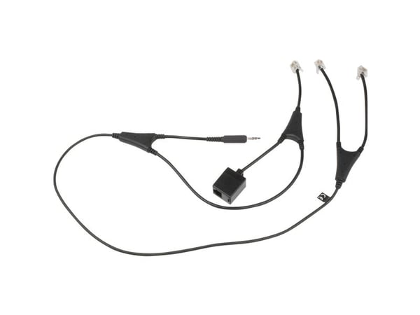 Jabra Alcatel-Lucent EHS Adapter - Hodesettadapter - for Jabra GN 9120, GN9120, GN9330e, GN9350, GN9350e; GO 6430, 6470
