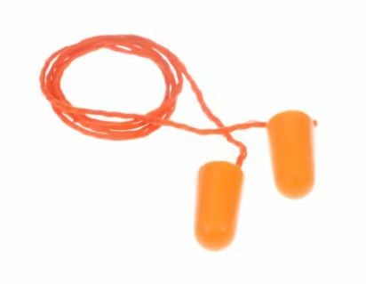 3M 1110, Engangsøreplugg, Jobb, Normal, In-ear, Rød, Koblet med ledninger (ikke trådløs)