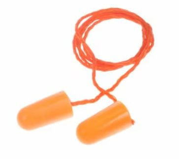 3M 1110, Engangsøreplugg, Jobb, Normal, In-ear, Rød, Koblet med ledninger (ikke trådløs)