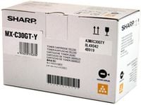 Sharp MXC30GTY - Gul - original - tonerpatron - for Sharp MX-C250F, MX-C300W, MX-C301W
