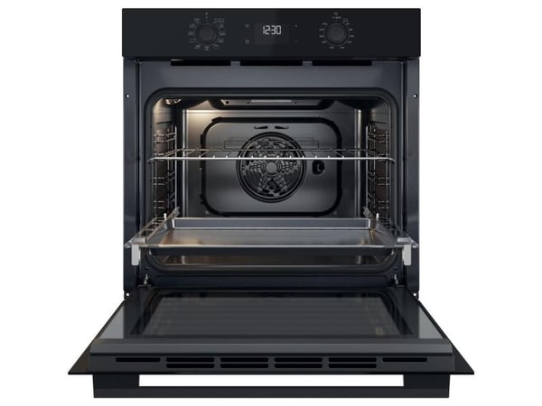 Whirlpool OMK58CU1SB, Keskikokoinen, Sähköuuni, 71 L, 71 L, Katalyyttinen, Kiinteä