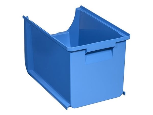 Allit 456280, Boks med smådeler, Polypropylen, Blå, -10 - 60 °C, 205 mm, 355 mm