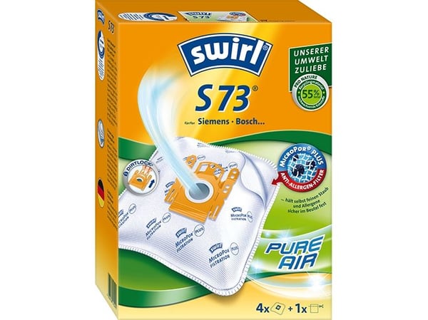 Swirl S73 støvsugerposer - 4-pakning
