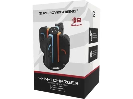 "ready2gaming 4-i-1-lader for Nintendo Switch 2