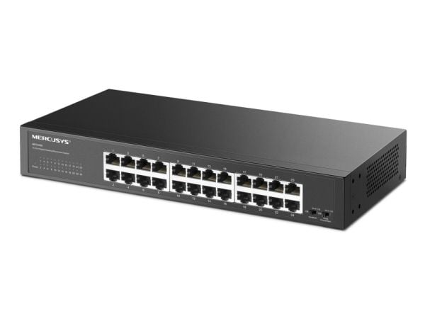 Mercusys MS124GS, Gigabit Ethernet (10/100/1000), Rackmontering