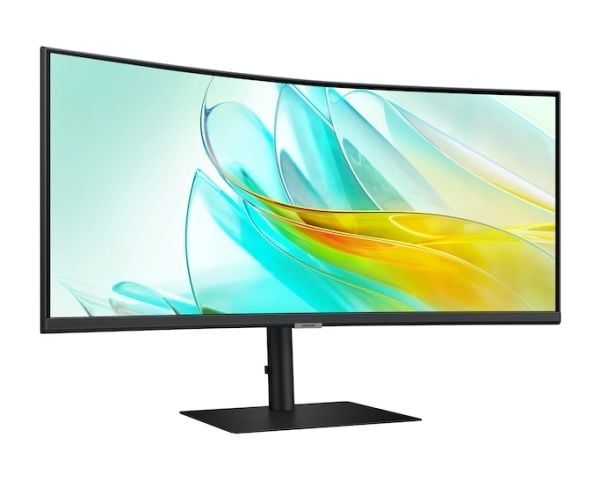 Samsung ViewFinity S6 S34C652UEU - S65UC Series - LED-skjerm - kurvet - USB - 34" - 3440 x 1440 UWQHD @ 100 Hz - VA - 350 cd/m² - 3000:1 - HDR10 - ...