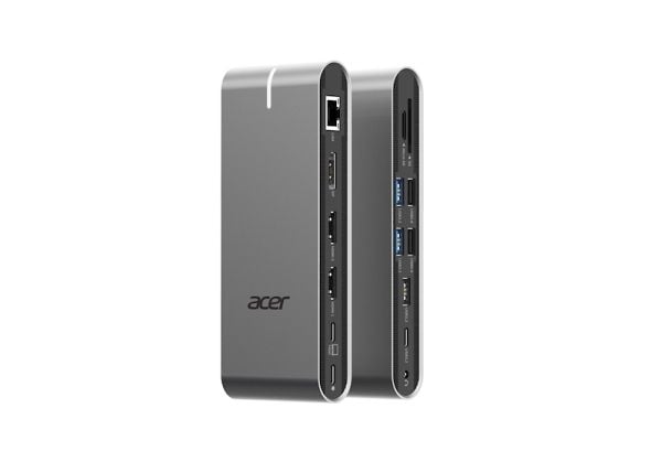 Acer Type-C Universal Docking Station 15-in-1 - Dokkingstasjon - USB-C - HDMI, DP - 1GbE