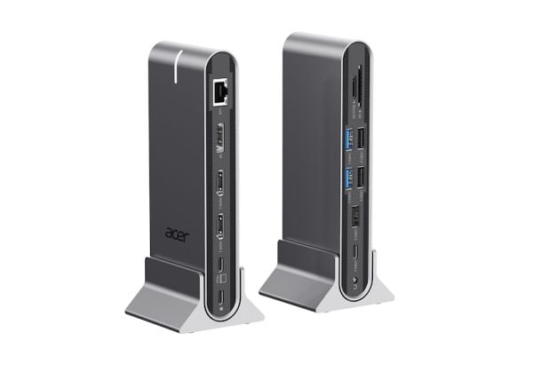 Acer Type-C Universal Docking Station 15-in-1 - Dokkingstasjon - USB-C - HDMI, DP - 1GbE
