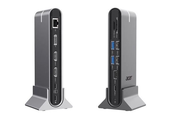 Acer Type-C Universal Docking Station 15-in-1 - Dokkingstasjon - USB-C - HDMI, DP - 1GbE