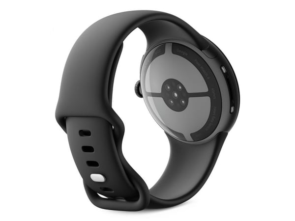 Google Pixel Watch 4 - 45 mm - mattsvart aluminium - smartklokke med aktivt bånd - fluorelastomer med myk berøringsoverflate - obsidian - båndbredd...