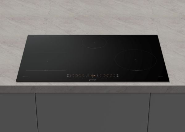 Gorenje G600 GI8432BSCWF - Induksjonskomfyrtopp - 4 plater - Nisje - bredde: 76 cm - dybde: 49 cm - uten ramme, Bløtskårne kanter - svart