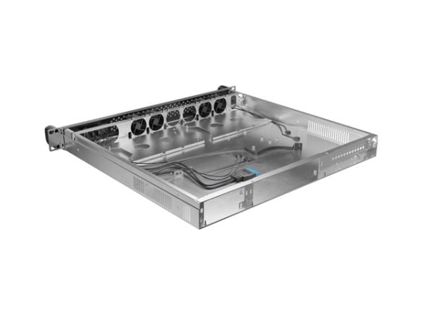 Lanberg SC01-4201-10B - Rackmonterbar 1U - ATX - ingen strømforsyning (FLEX) - svart - USB