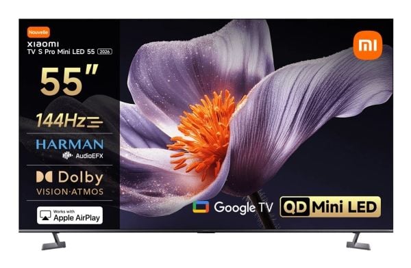 Xiaomi S Pro 2026 - 55" Diagonalklasse LED-bakgrunnsbelyst LCD TV - QD-Mini LED - Smart TV - Google TV - 4K UHD (2160p) 3840 x 2160 - HDR - Mini-LE...