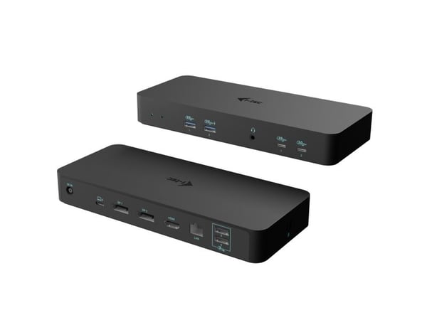 i-Tec - Dokkingstasjon - USB-C / USB4 / Thunderbolt 3 / Thunderbolt 4 / Thunderbolt 5 - HDMI, 2 x DP - 1GbE - 135 watt - Europa
