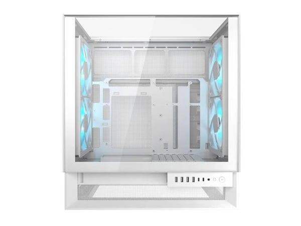 COUGAR Gaming OmnyX, Midi Tower, PC, Hvit, ATX, micro ATX, Mini-ITX, 17 cm, 38 cm