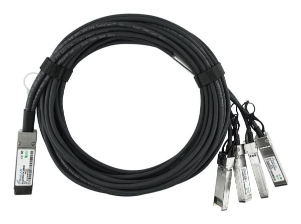 BlueOptics MCC1V30A-003-BL, 3 m, DAC, QSFP, 4x SFP+