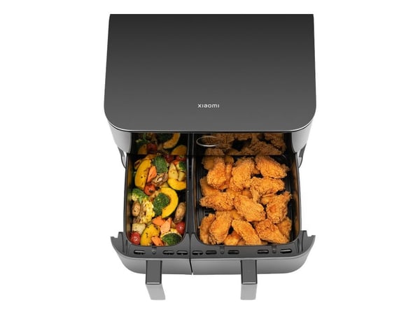 Xiaomi MAF-D1001, Varmluftfryser, 10 L, 40 °C, 230 °C, Dobbel, Svart