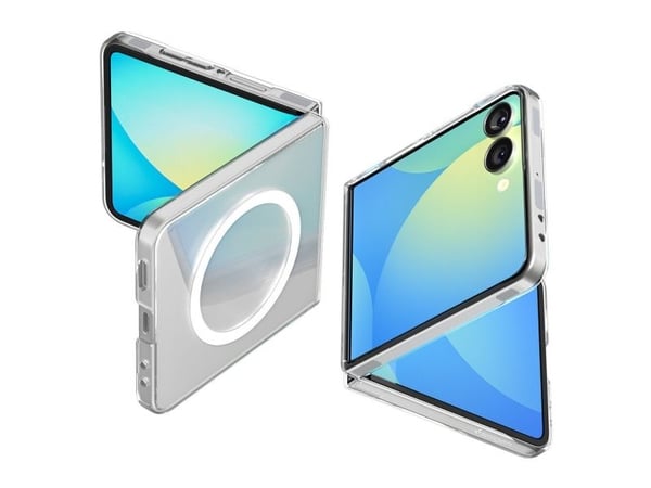 Spigen Air Skin (MagFit), Omslag, Samsung, Galaxy Z Flip 7, 17,5 cm (6.9"), Transparent, Vit