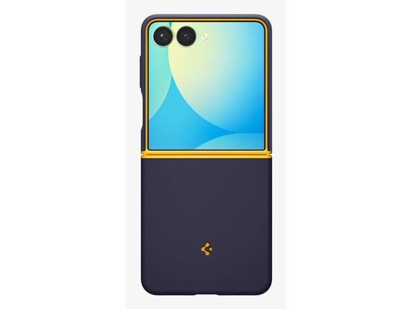 Spigen Nano Pop, Etui, Samsung, Galaxy Z Flip 7, 17,3 cm (6.8"), Blåbær, Marineblå, Gult