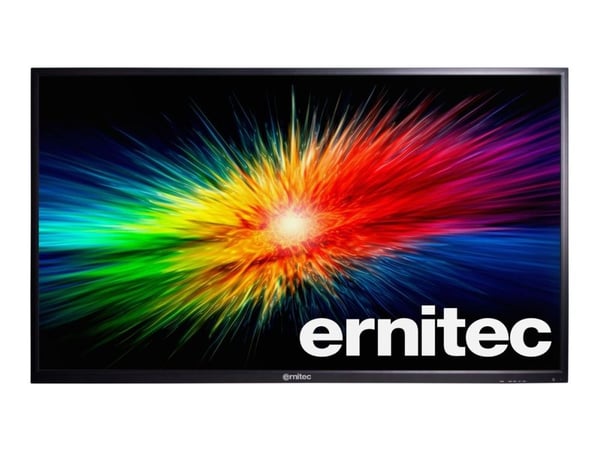 Ernitec - LED-taustavalaistu LCD-monitori - värillinen - VESA - 65" - korkea resoluutio - musta