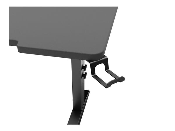 Genesis Holm Modular NDS-200 - Skrivebord - 90° corner (L-shaped) - antrasitt, svart - svart, antrasitt sokkel