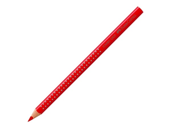 Faber-Castell Jumbo GRIP - Fargeblyant - lys geraniumrød - 3.8 mm