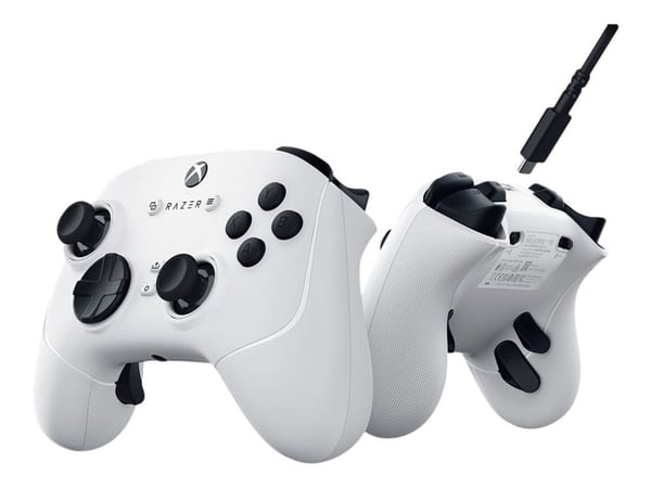Razer Wolverine V3 - Tournament Edition - håndkonsoll - kablet - hvit - for Microsoft Xbox, PC