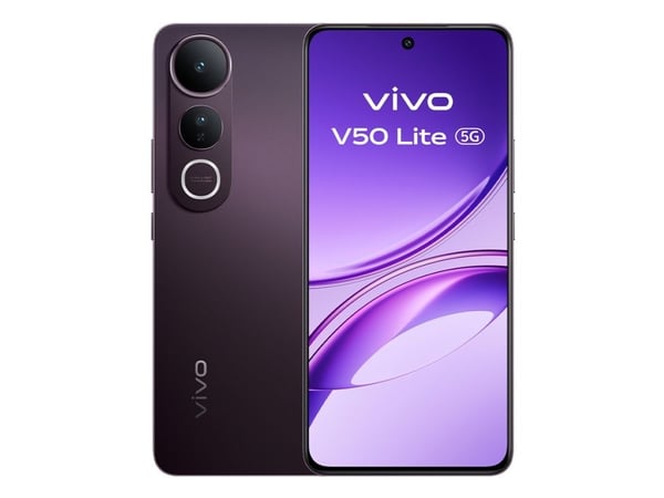 VIVO V50 Lite 5G, 17,2 cm (6.77"), 12 GB, 512 GB, 50 MP, Android 15, Svart